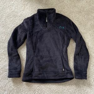 The North Face Black Fuzzy Quarter Zip ZTA